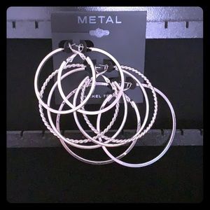 Variety hoop earrings